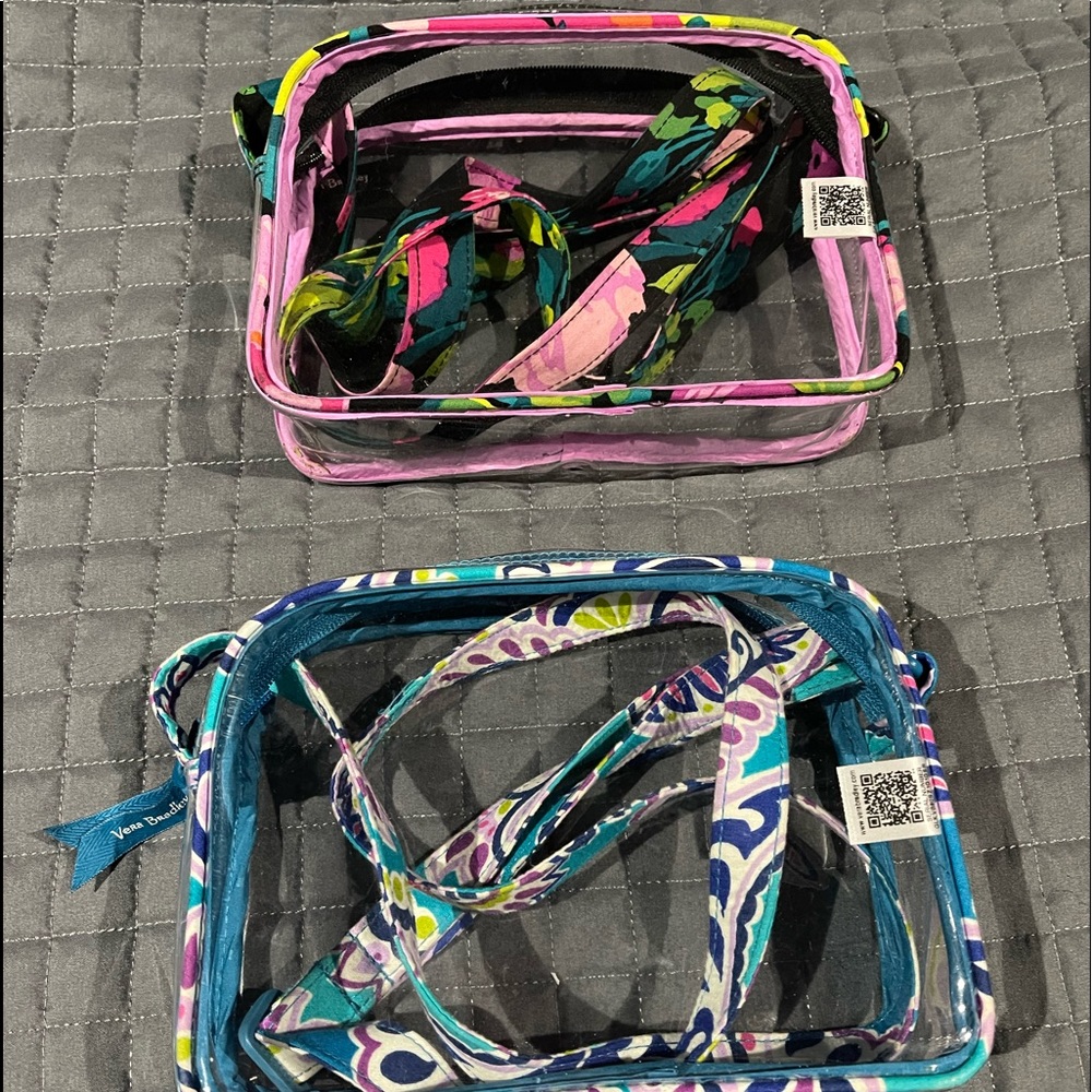 2 for the price of 1 Vera Bradley clear bags